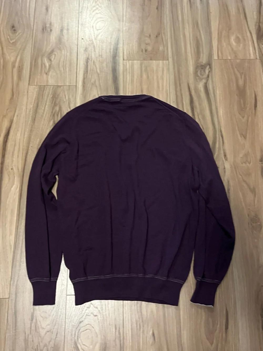 Brunello Cucinelli Rich Purple Cashmere Crewneck Sweater